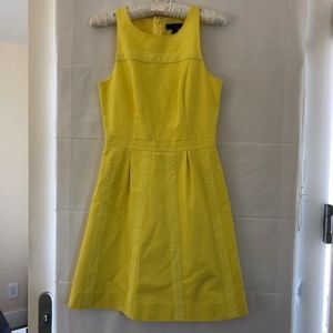 J. Crew Classic Yellow Summer Dress